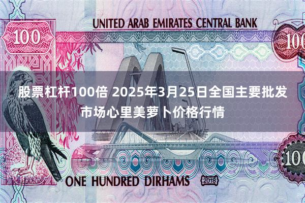 股票杠杆100倍 2025年3月25日全国主要批发市场心里美萝卜价格行情