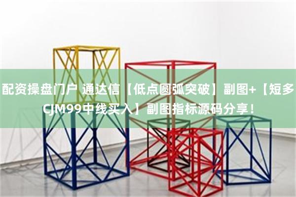 配资操盘门户 通达信【低点圆弧突破】副图+【短多CJM99中线买入】副图指标源码分享！