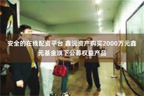 安全的在线配资平台 鑫沅资产购买2000万元鑫元基金旗下公募权益产品